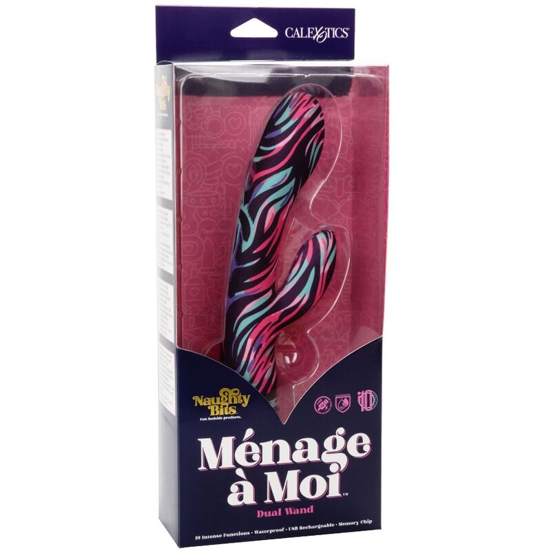 CALEXOTICS - VIBRADOR DE DOBLE VARILLA MENAGE A MOI