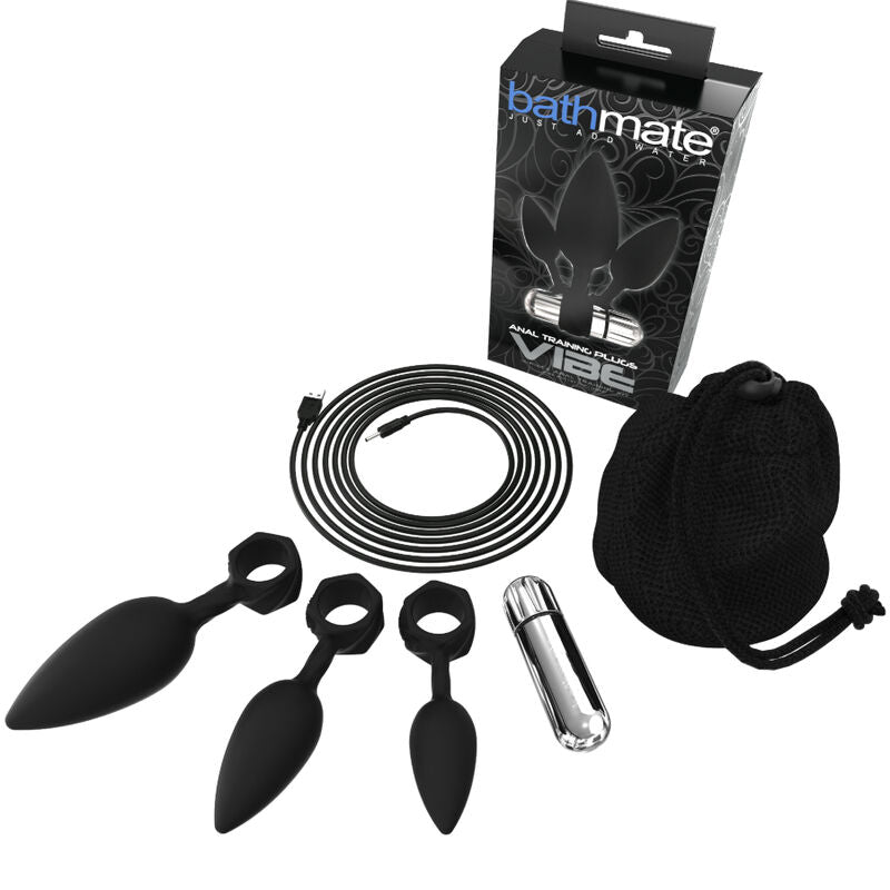 BATHMATE - TAPONES VIBRADORES DE ENTRENAMIENTO ANAL