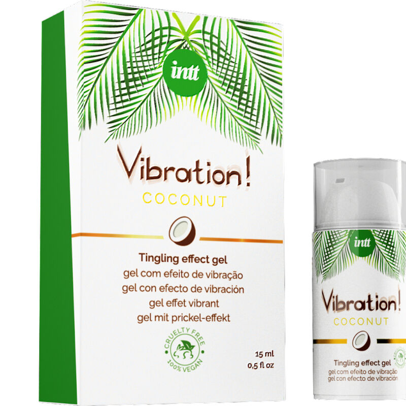 INTT - GEL VIBRADOR POTENTE ESTIMULANTE VIBRADOR LÍQUIDO VEGANO