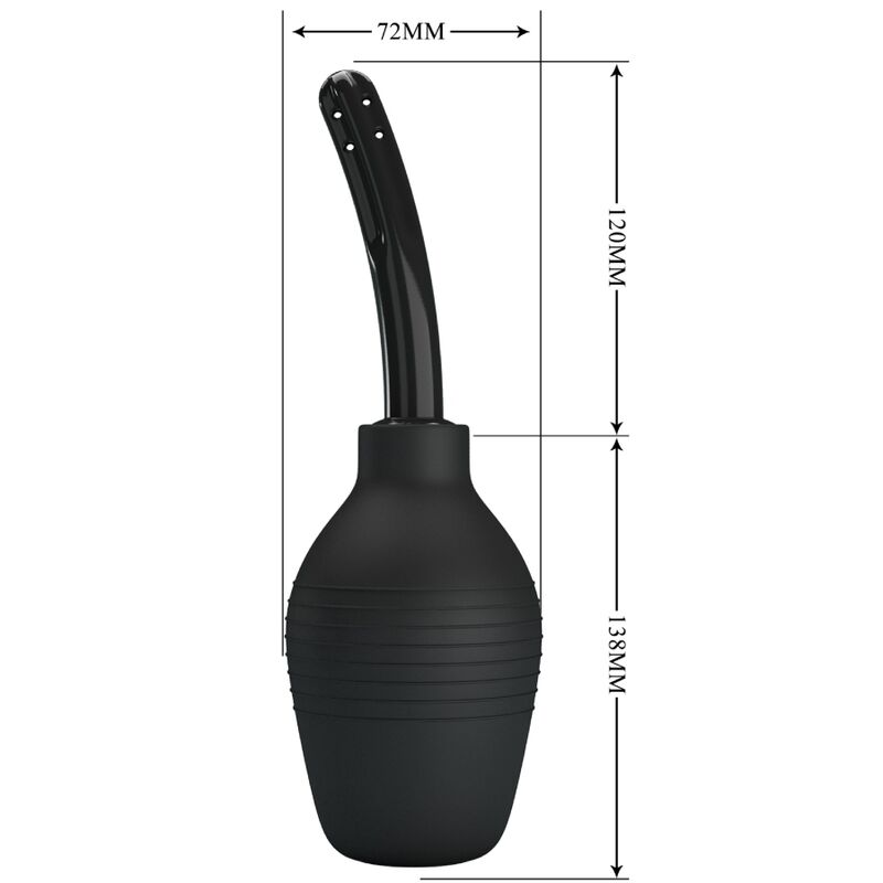 MR PLAY - DOUCHE ANALE BLKC SUPER POWER BLACK