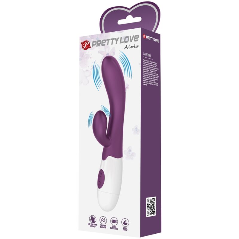 PRETTY LOVE - VIBRATEUR ALVIS RABBIT ET POINT G VIOLET
