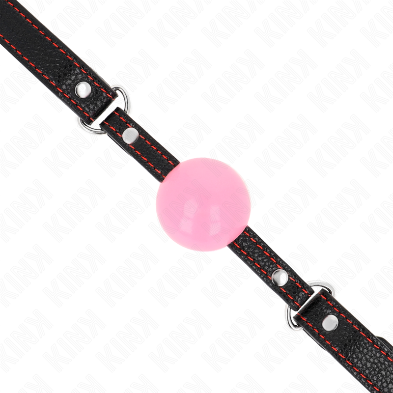 KINK - BÂILLON À BOULE OR ROSE 4 CM 60 x 2 CM