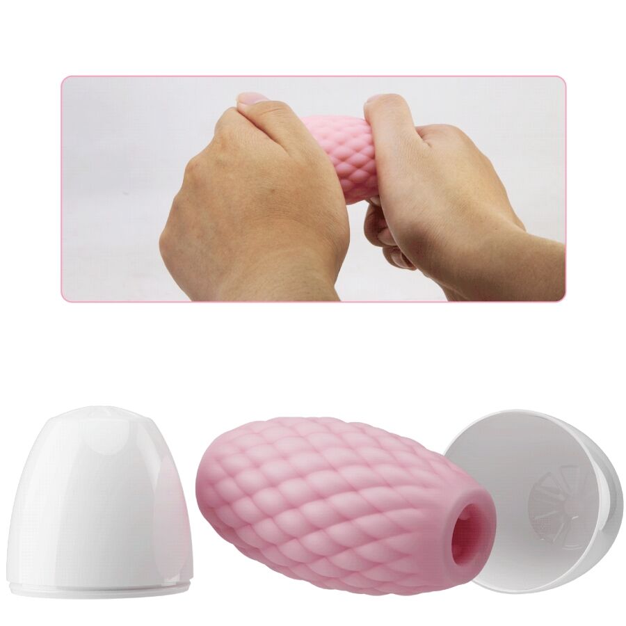 PRETTY LOVE - ATHENA EROS MASTURBATEUR HOMME EN SILICONE ROSE