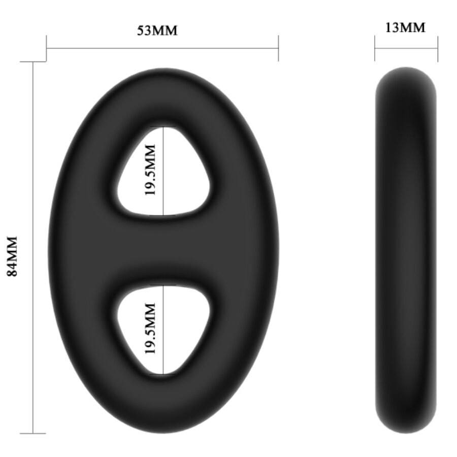 CRAZY BULL - SUPER SOFT DOUBLE SILICONE RING