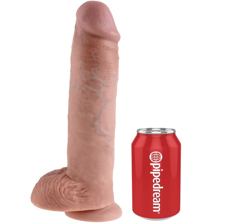 KING COCK - 11 GODES CHAIR AVEC COUILLES 28 CM
