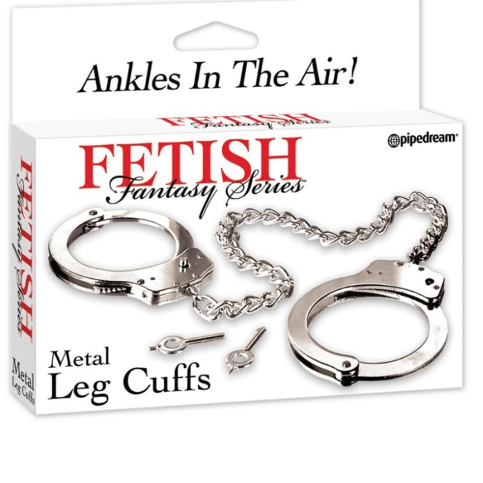 SÉRIE FETISH FANTASY - SÉRIE DE MENOTTES DE JAMBE EN MÉTAL
