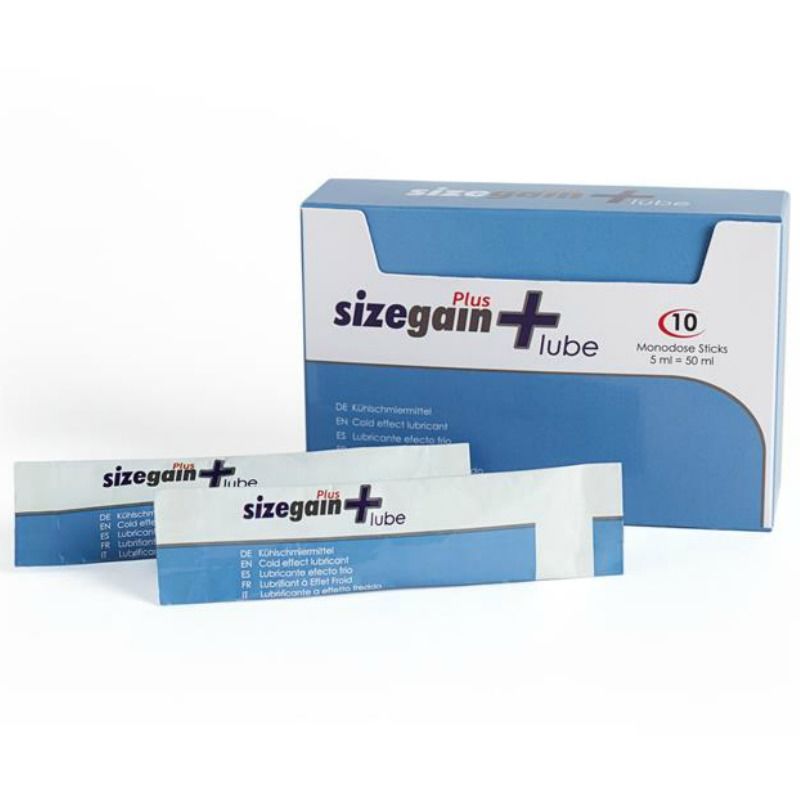 500 COSMÉTICOS - SIZEGAIN PLUS LUBRICANTE EFECTO FRÍO