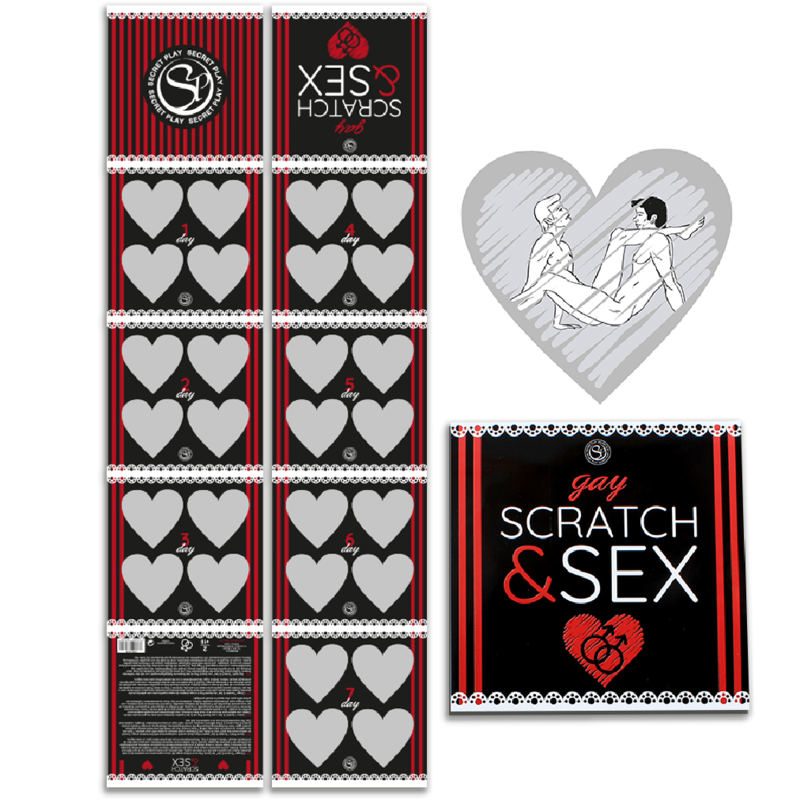 SECRETPLAY - JUEGO DE RASCA Y SEXO PARA PAREJAS GAY (ES/EN/FR/PT/DE)