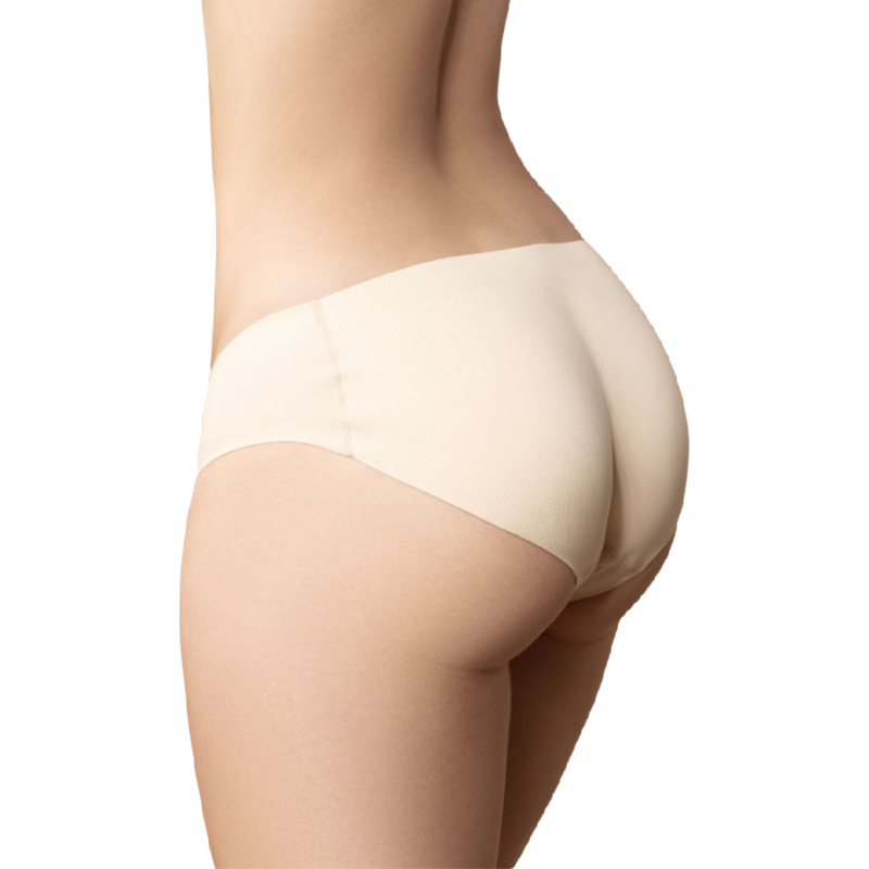 BYE-BRA - PANTIES SHORT WITH FILLING NALGAS SIZE L
