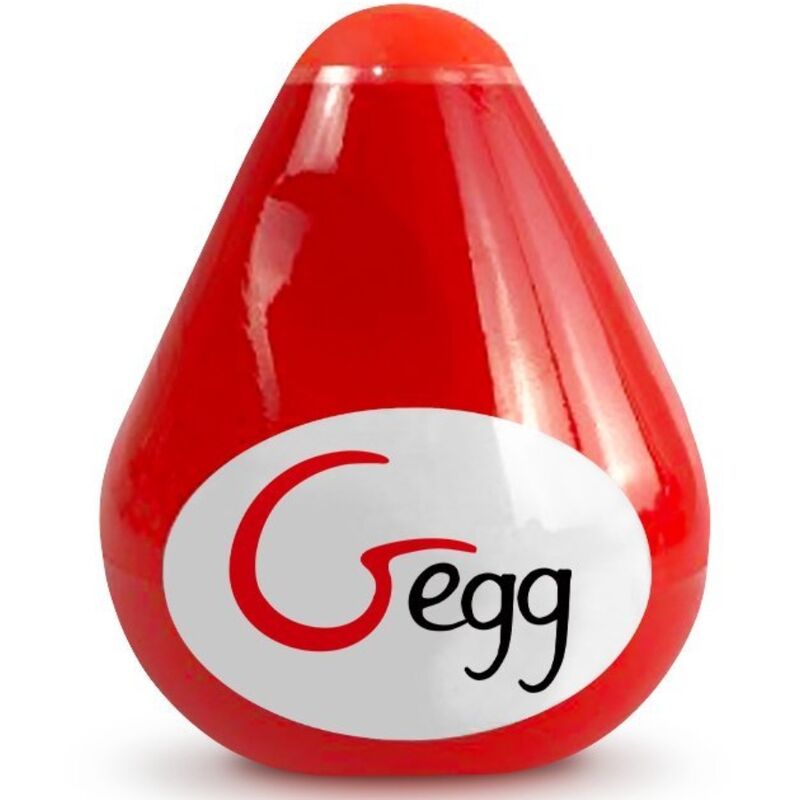 G-VIBE - MASTURBADOR REUTILIZABLE TEXTURIZADO HUEVO ROJO
