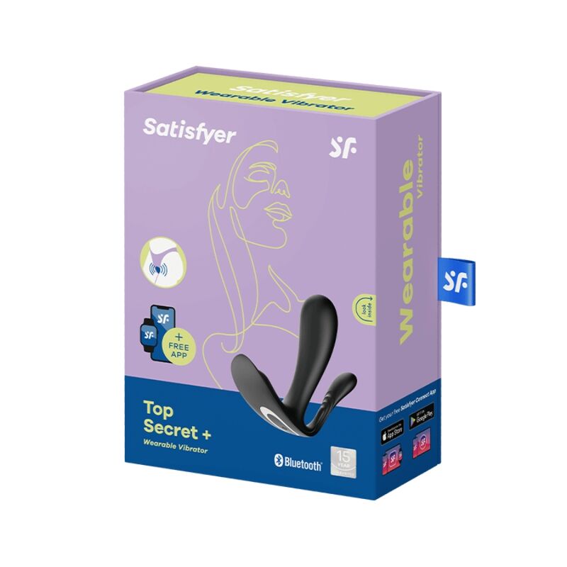 SATISFYER - TOP SECRET + VIBRATEUR NOIR