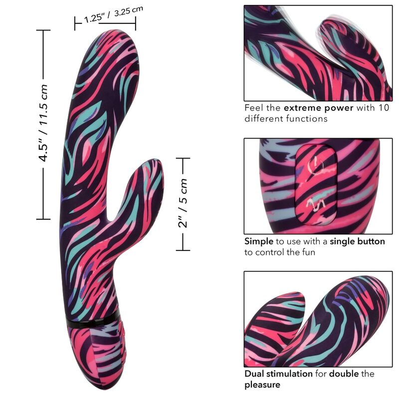 CALEXOTICS - VIBRADOR DE DOBLE VARILLA MENAGE A MOI