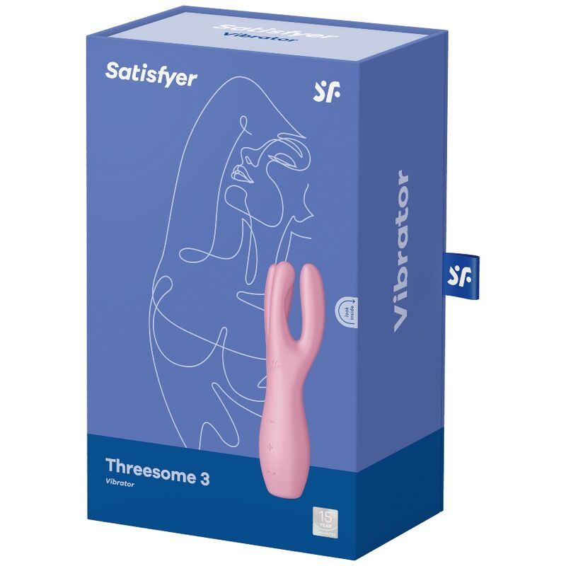 SATISFYER - VIBRADOR TRIO 3 ROSA