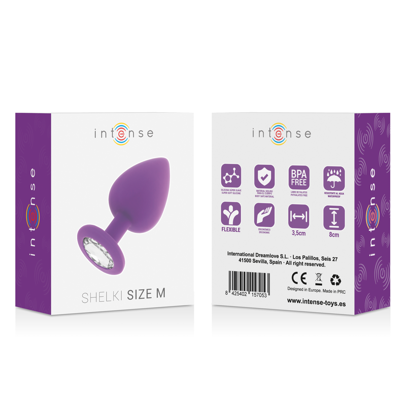INTENSO - PLUG ANAL SHELKI M LILA