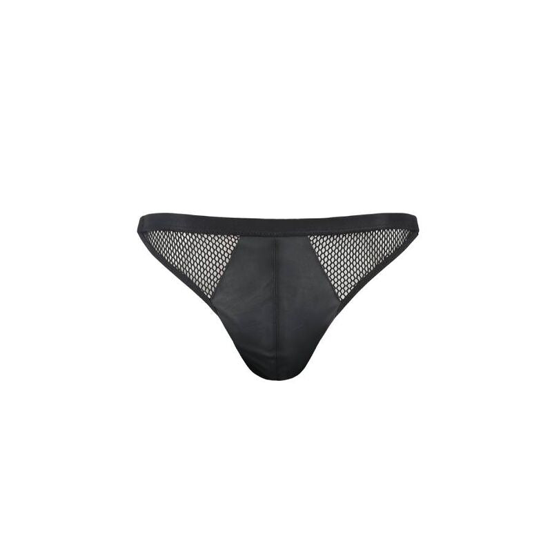PASIÓN - 034 SLIP OPEN LUKE NEGRO S/M