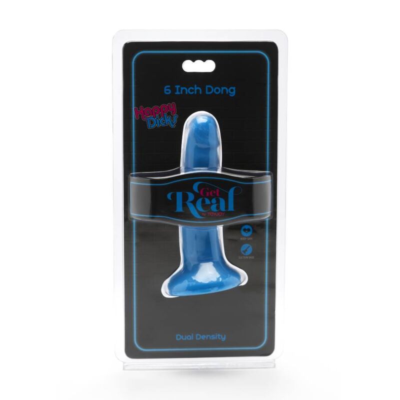HAZLO REAL - HAPPY DICKS DONG 12 CM AZUL