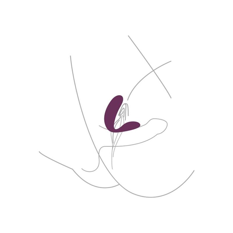 XOCOON - VIBRATEUR POUR COUPLES BOUND LOVE VIOLET