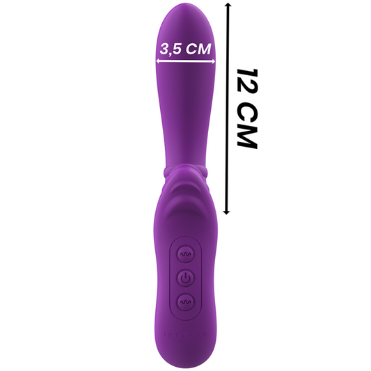 INTENSE - HARRY VIBRADOR FLEXIBLE CON LENGUA MORADA