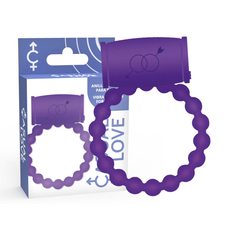 CASUAL LOVE - 25 ANILLO VIBRADOR PARA PAREJAS VIOLETA