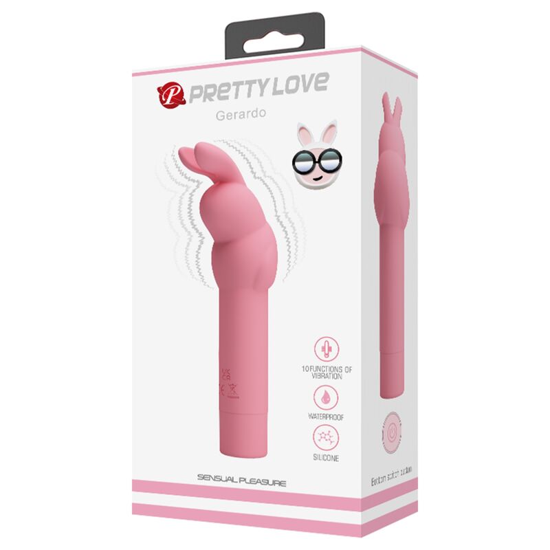 PRETTY LOVE - VIBRATEUR EN SILICONE GERARDO PINK RABBIT