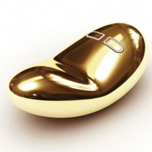 LELO - MASTURBADOR YVA CON VIBRACIÓN DORADA