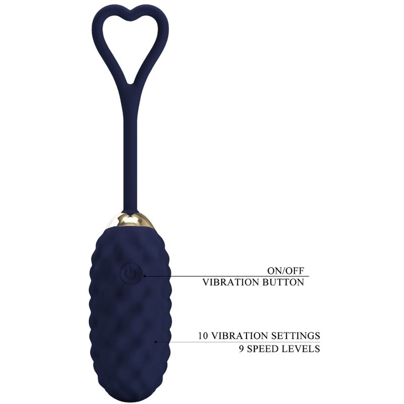 PRETTY LOVE - ŒUF VIBRANT TÉLÉCOMMANDÉ VIVIAN BLUE