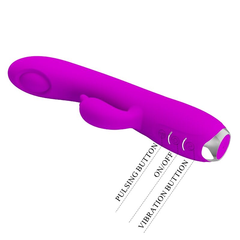 PRETTY LOVE - VIBRATEUR RECHARGEABLE REGINA - SUCER VIOLET