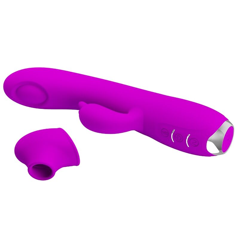 PRETTY LOVE - VIBRATEUR RECHARGEABLE REGINA - SUCER VIOLET