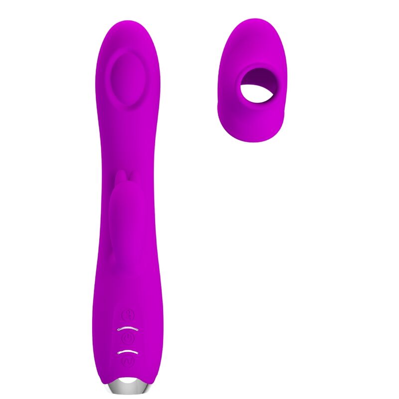PRETTY LOVE - VIBRATEUR RECHARGEABLE REGINA - SUCER VIOLET