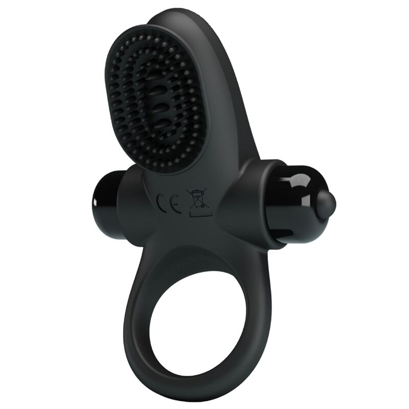 PRETTY LOVE - ANNEAU VIBRATEUR II POUR PÉNIS NOIR