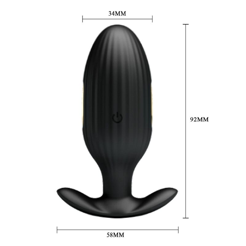 PRETTY LOVE - JEFFERSON APPLICATION CONTRÔLÉE PLUG ANAL NOIR