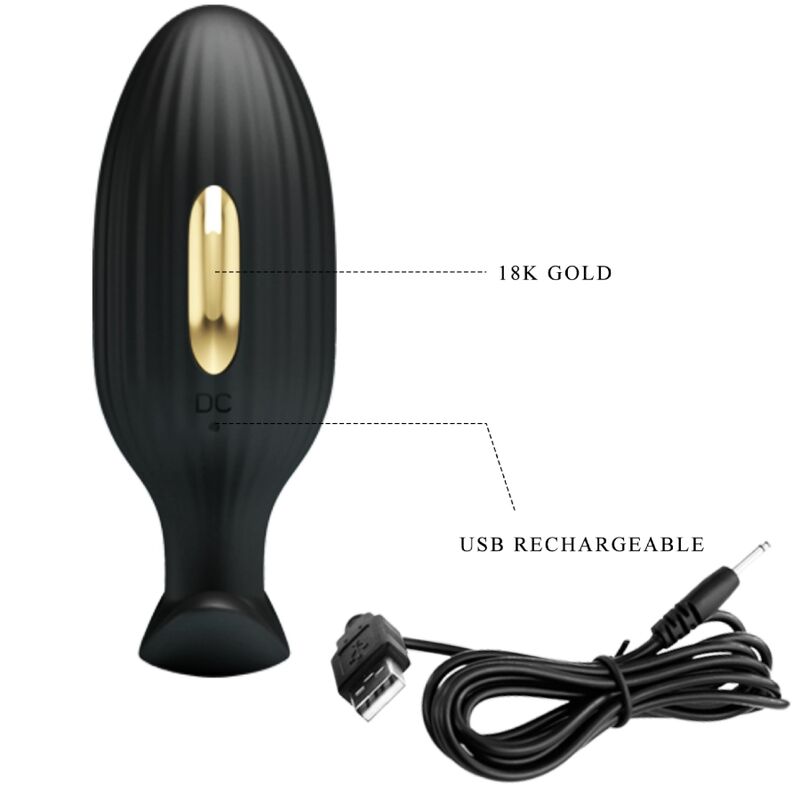 PRETTY LOVE - JEFFERSON APPLICATION CONTRÔLÉE PLUG ANAL NOIR