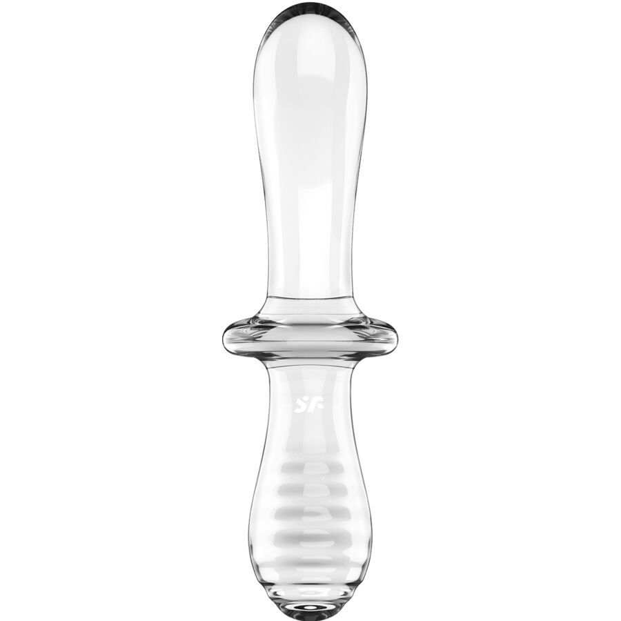 SATISFYER - DOUBLE GODE CRISTAL TRANSPARENT
