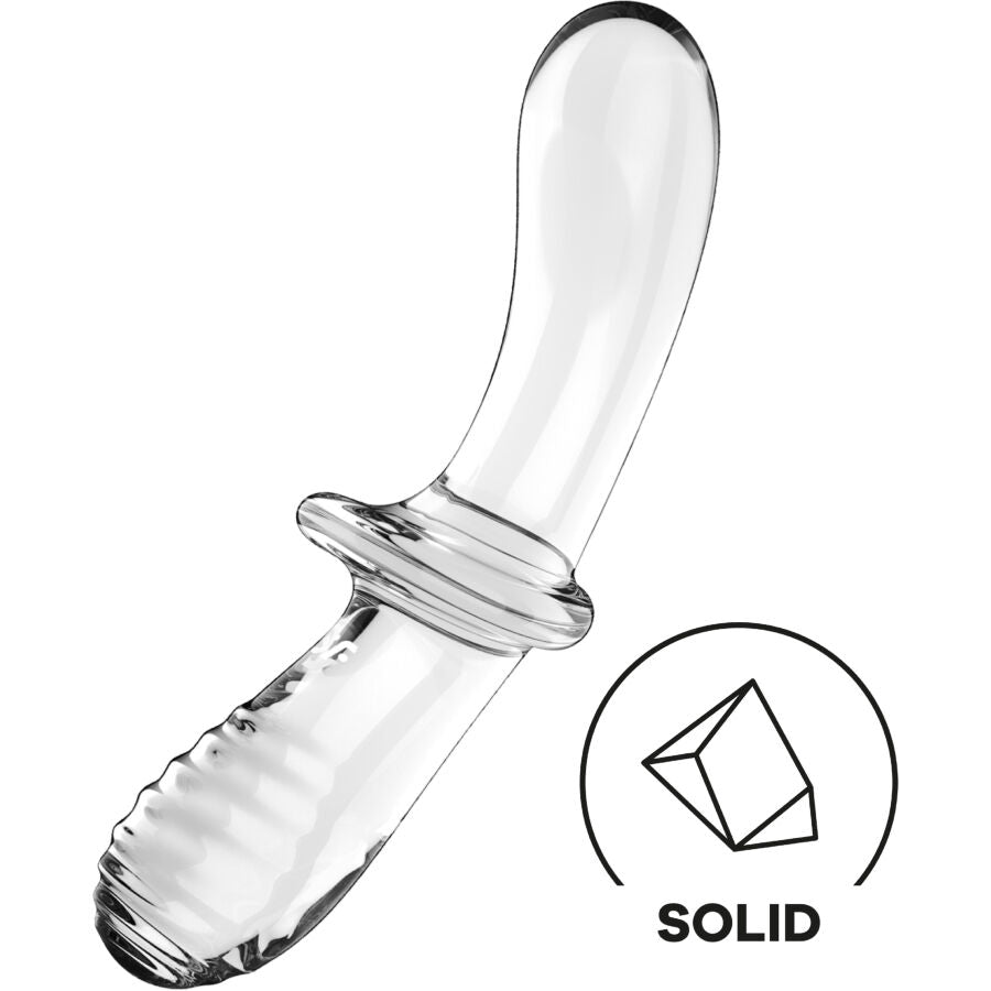 SATISFYER - DOUBLE GODE CRISTAL TRANSPARENT