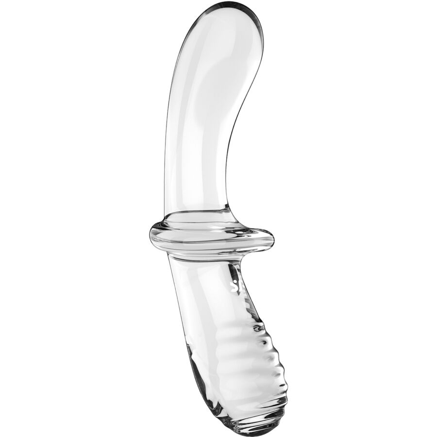 SATISFYER - DOUBLE GODE CRISTAL TRANSPARENT