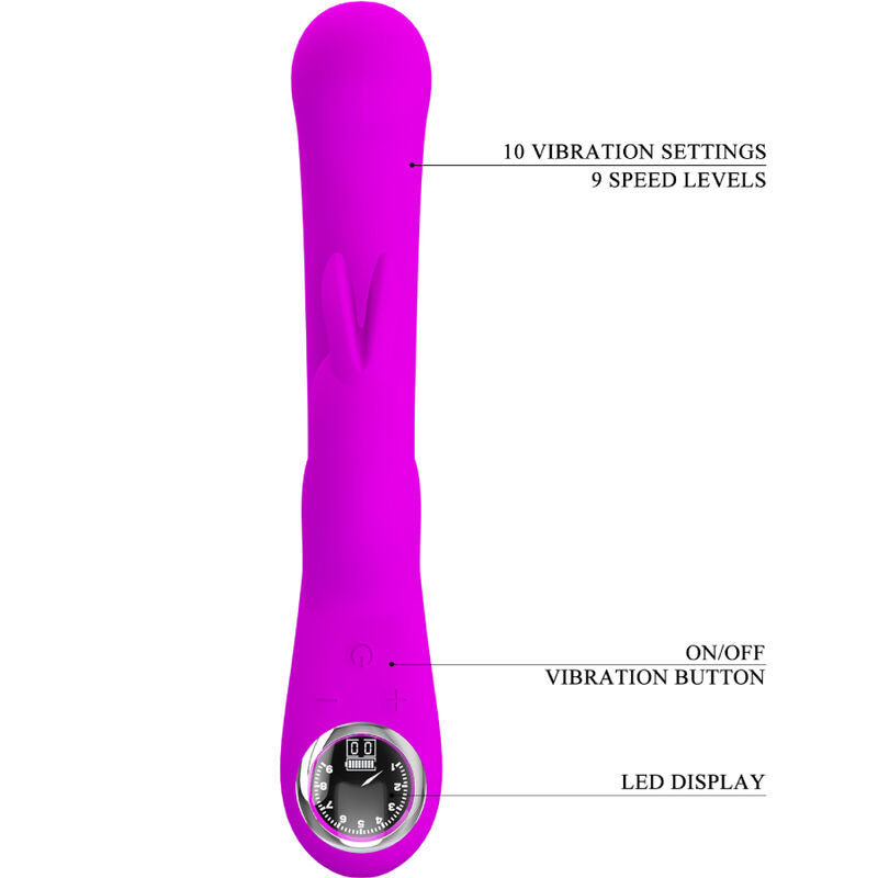PRETTY LOVE - VIBRATEUR LAMAR RABBIT &amp; POINT G VIOLET