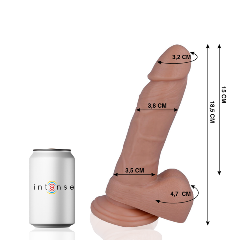 MR INTENSE - 14 BITES RÉALISTES 18,5 CM -O- 3,8 CM