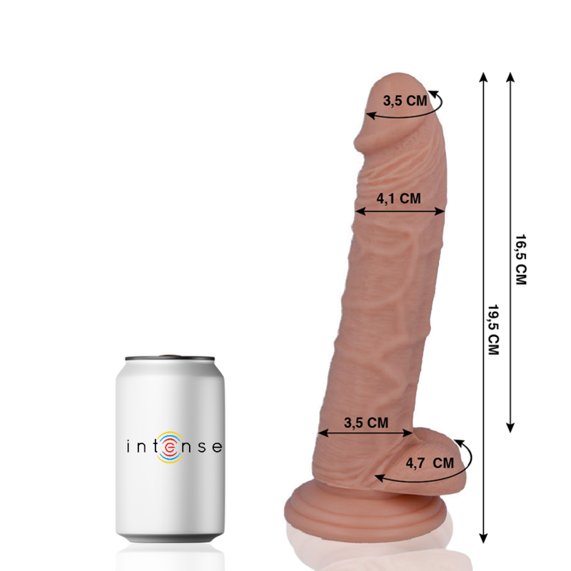 MR INTENSE - 15 BITES RÉALISTES 19,5 CM -O- 4,1 CM