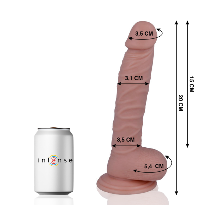 MR INTENSE - 19 BITES RÉALISTES 20 CM -O- 3,1 CM