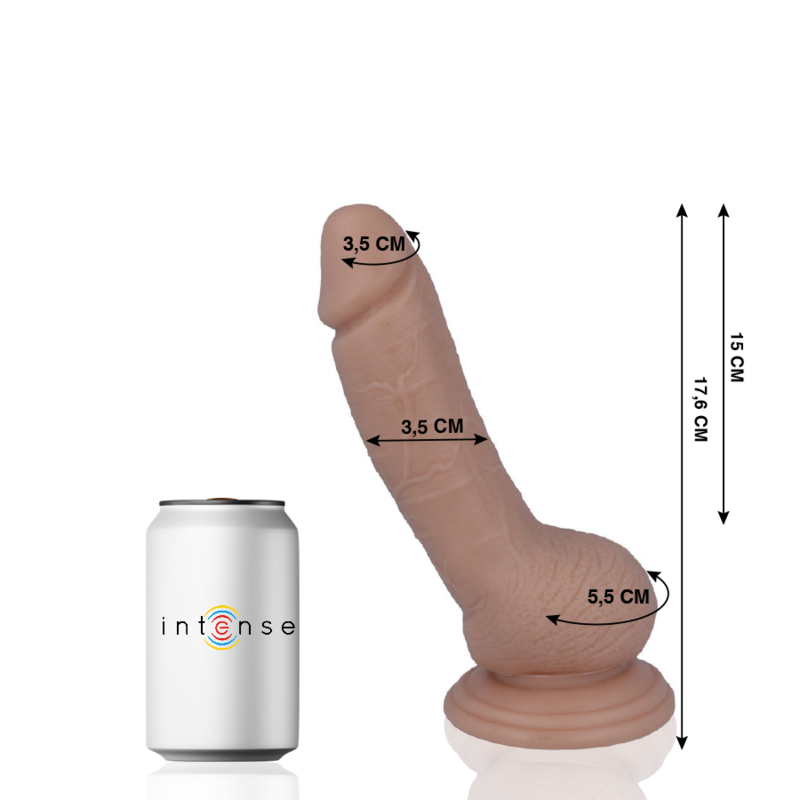 MR INTENSE - 8 BITES RÉALISTES 17,6 CM -O- 3,5 CM