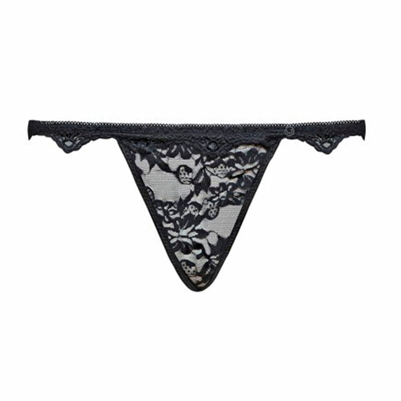 LIVCO CORSETTI FASHION - BELITA LC 90231 SOUTIEN-GORGE + CULOTTE + PORTE-JARRETELLES NOIR S/M
