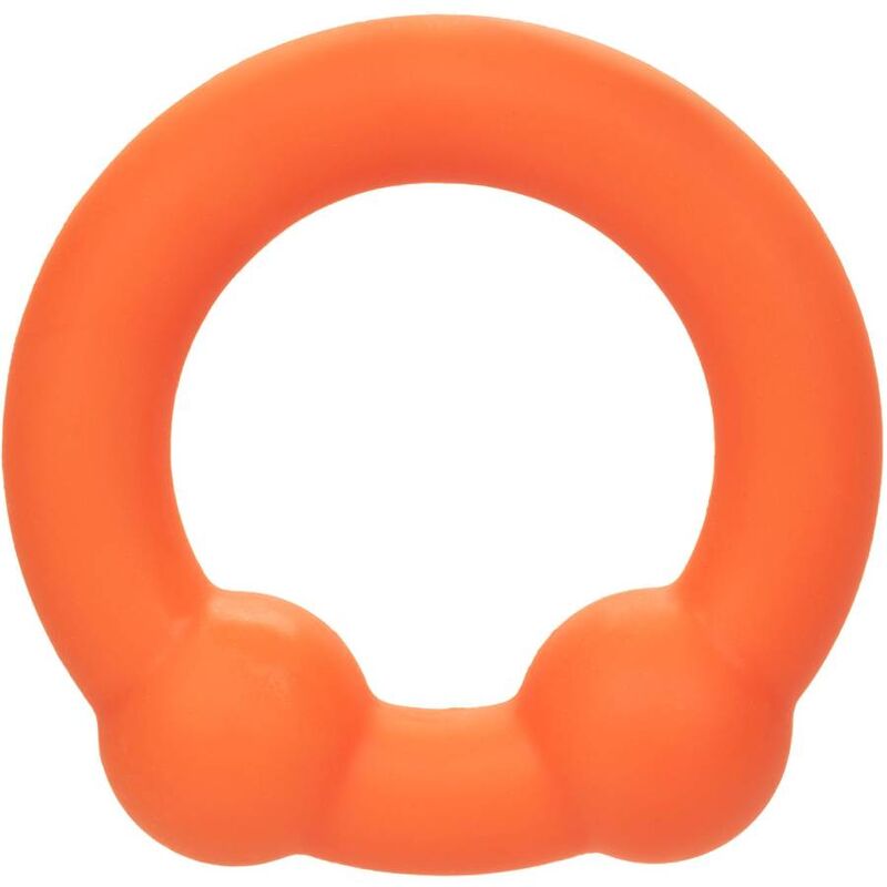 CALEXOTICS - BAGUE À DOUBLE BOULE ALPHA ORANGE