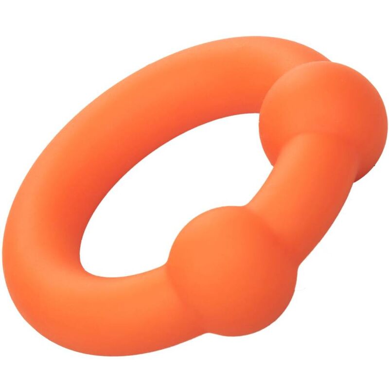CALEXOTICS - BAGUE À DOUBLE BOULE ALPHA ORANGE