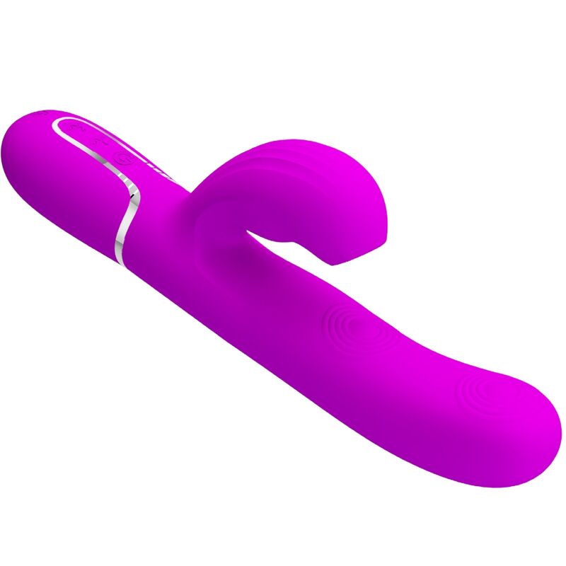 PRETTY LOVE - PERLITA VIBRATEUR POINT G MULTIFONCTION 3 EN 1 VIOLET