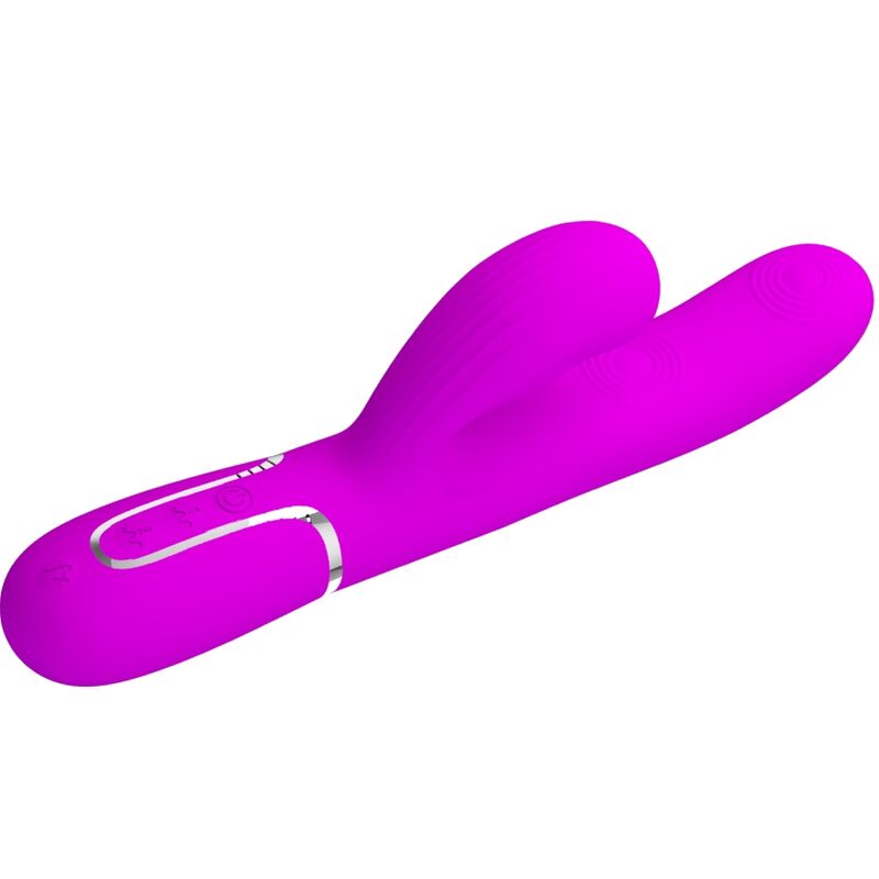 PRETTY LOVE - PERLITA VIBRATEUR POINT G MULTIFONCTION 3 EN 1 VIOLET