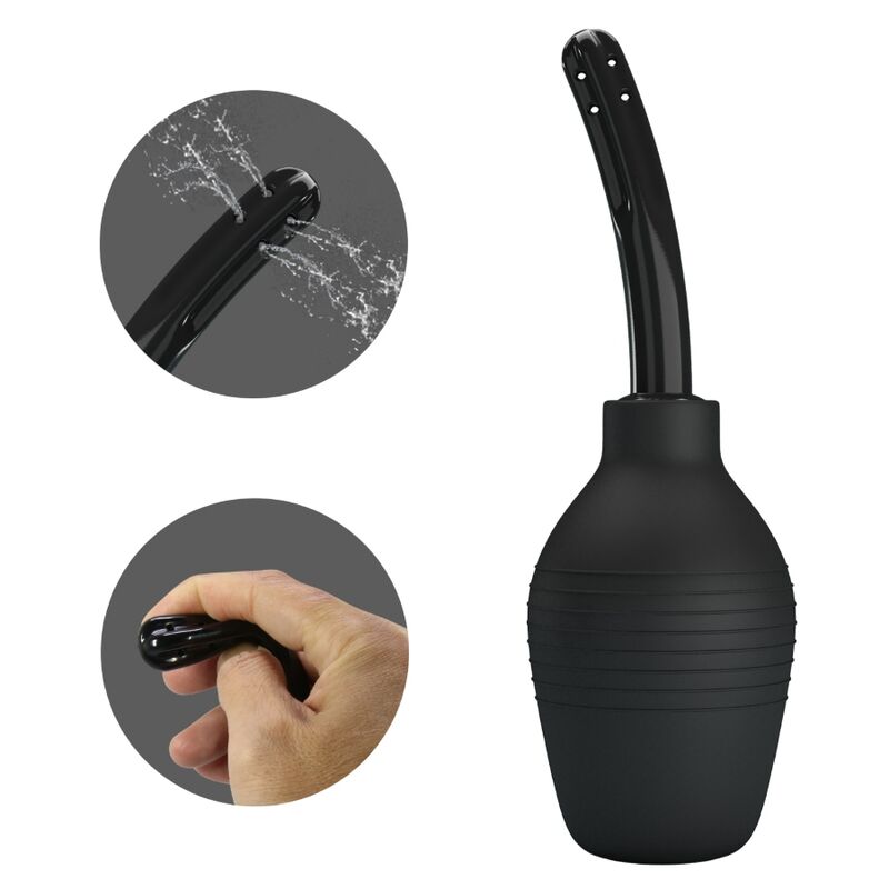 MR PLAY - DOUCHE ANALE BLKC SUPER POWER BLACK
