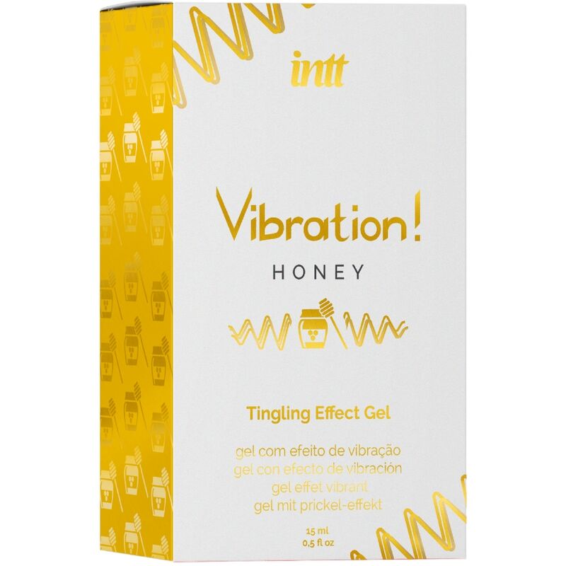INTT - POTENTE ESTIMULANTE ÍNTIMO GEL VIBRADOR LÍQUIDO MIEL 15 ML