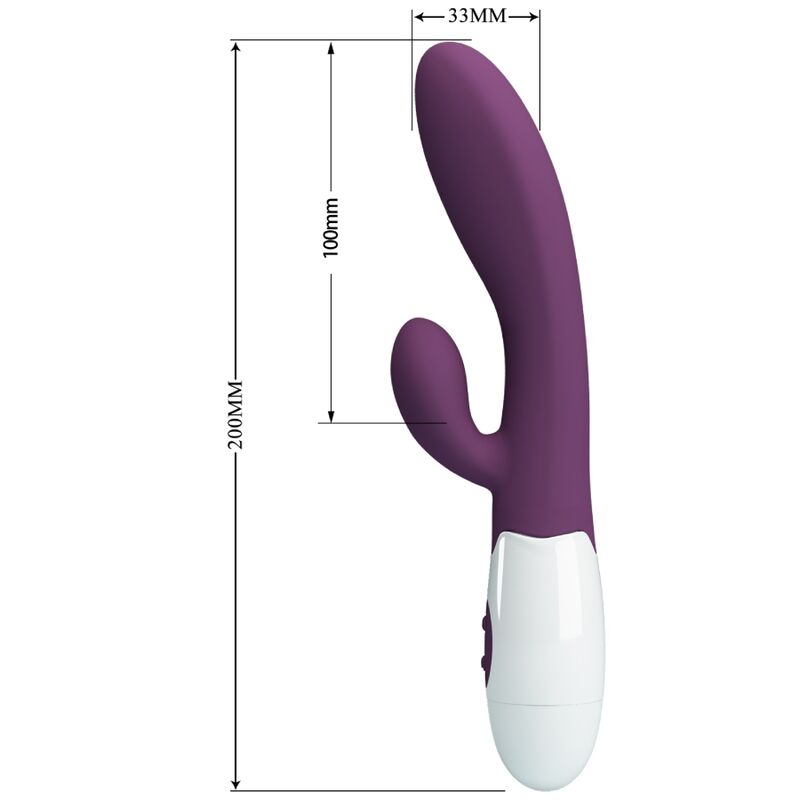 PRETTY LOVE - VIBRATEUR ALVIS RABBIT ET POINT G VIOLET