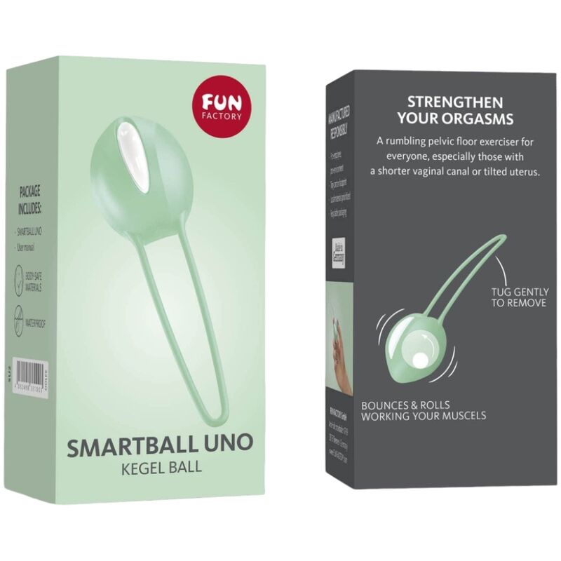 FUN FACTORY - SMARTBALL UNO PELVIC BALL BLANC / VERT PISTACHE