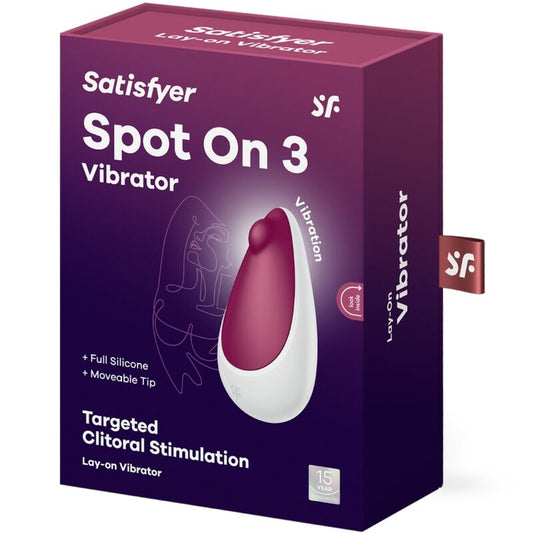 SATISFYER - SPOT ON 3 ESTIMULADOR DE CLÍTORIS AZUL